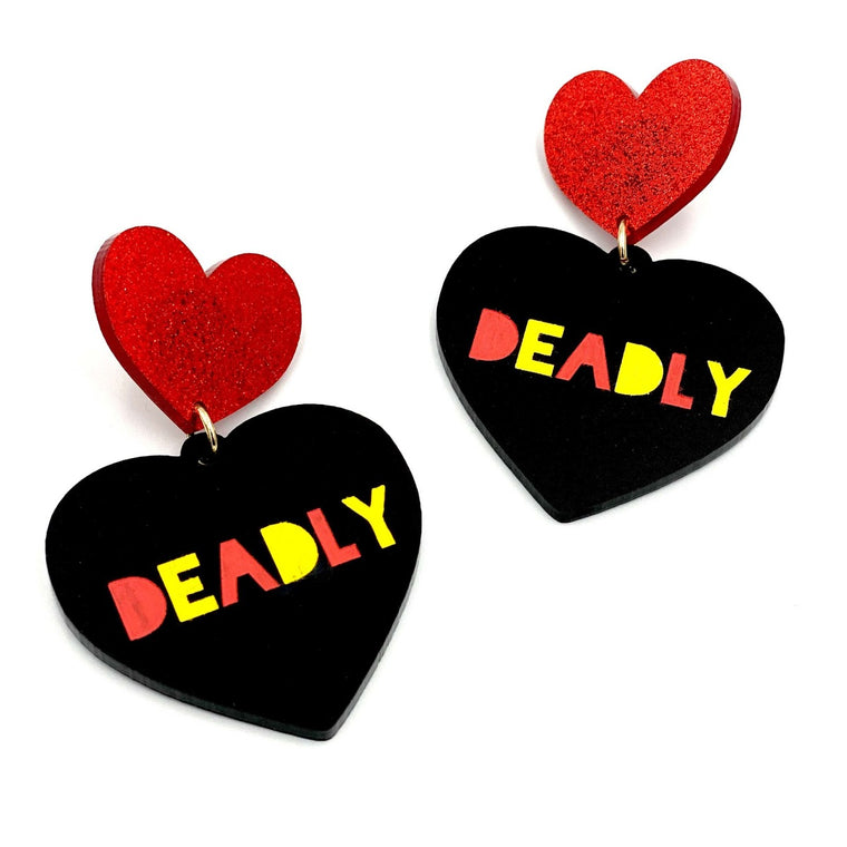 Earrings | Deadly heart | large