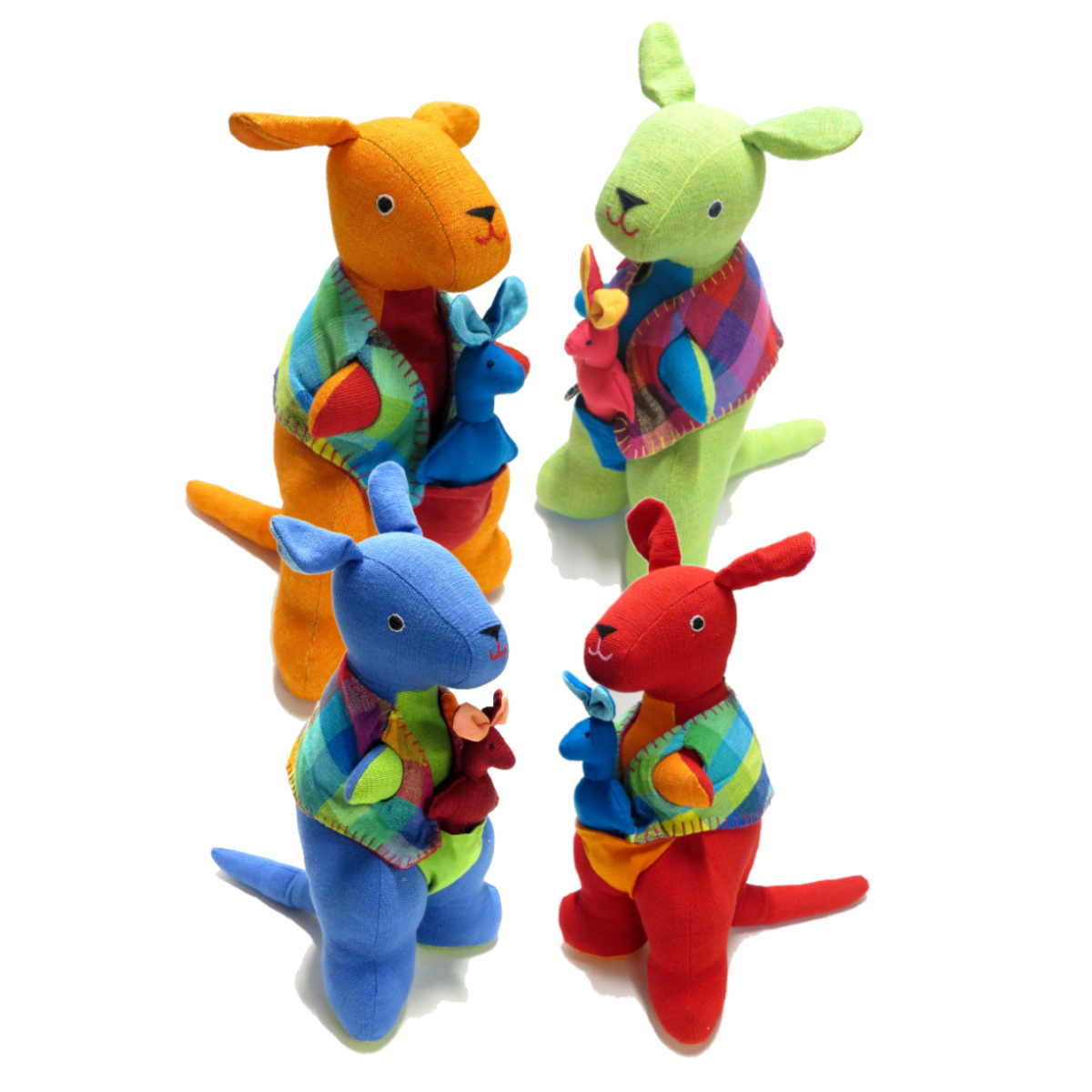 Kangaroo and joey soft toy deals