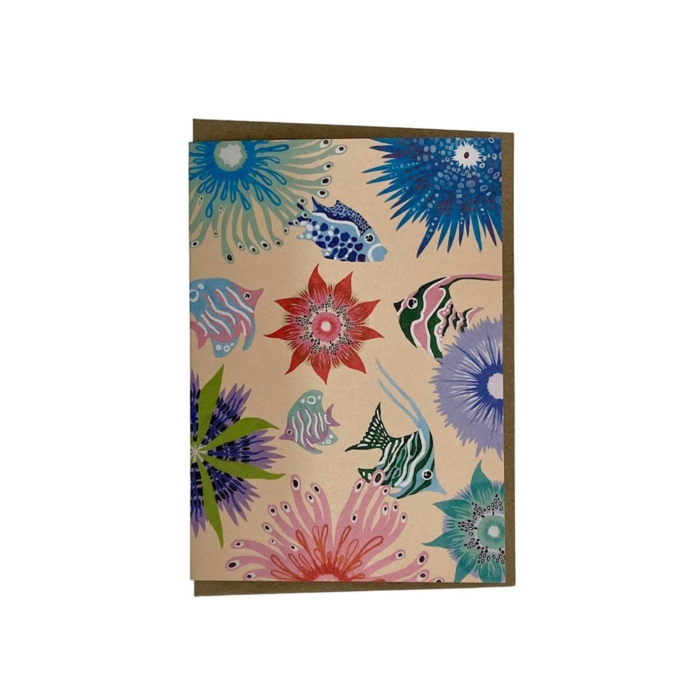 Greeting Card | Oceanic fish and flowers | All Occasions