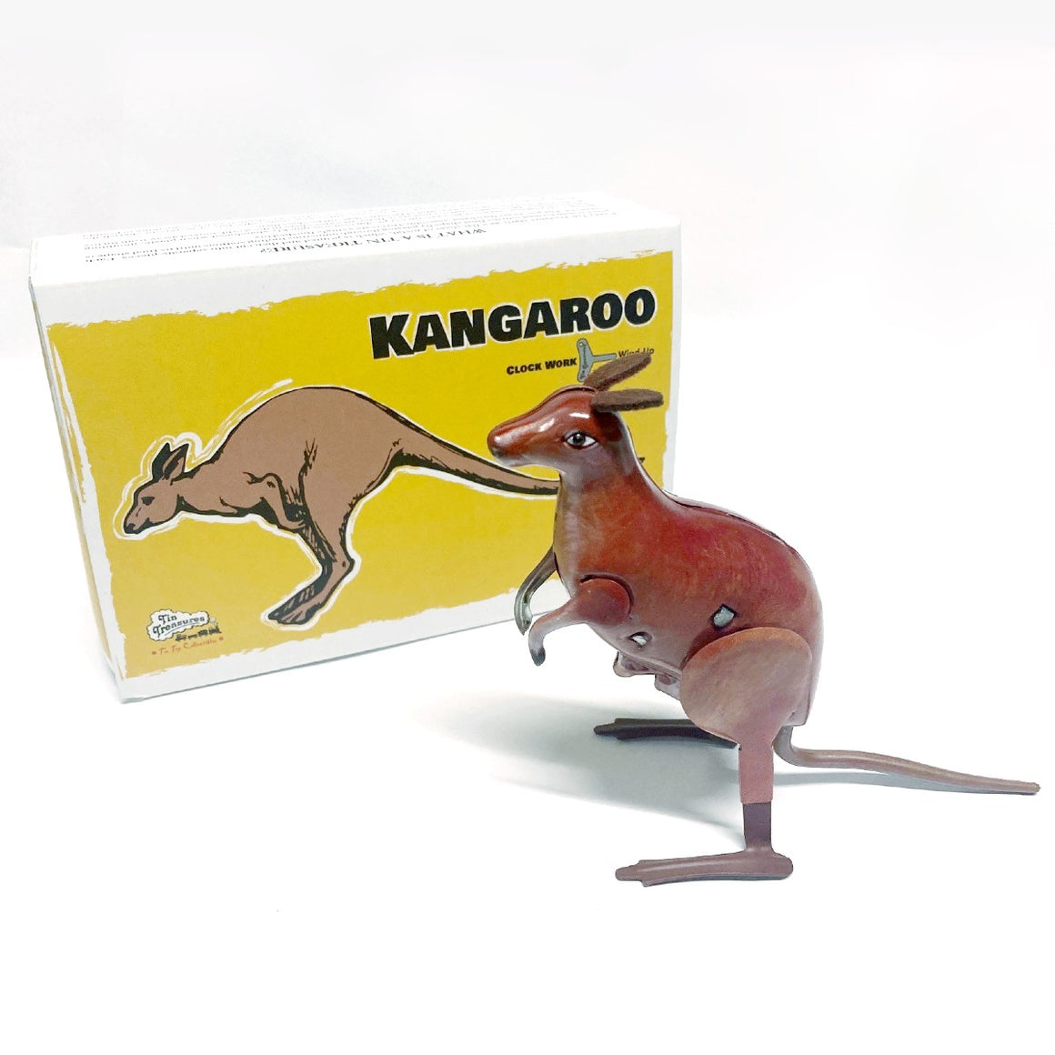 Kangaroo | Jumping | Wind up tin toy