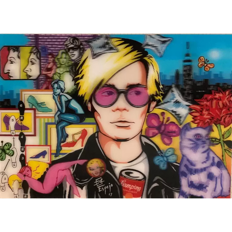 Postcard | 3D Lenticular Animation | Andy Warhol world