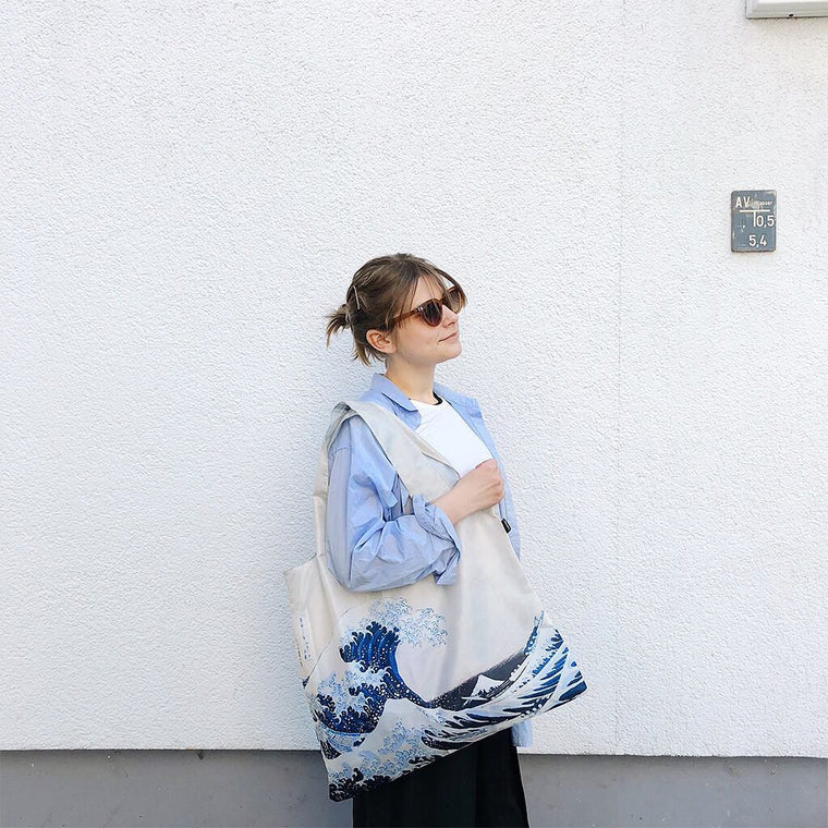 Shopping bag | LOQI | The Great Wave by Hokusai