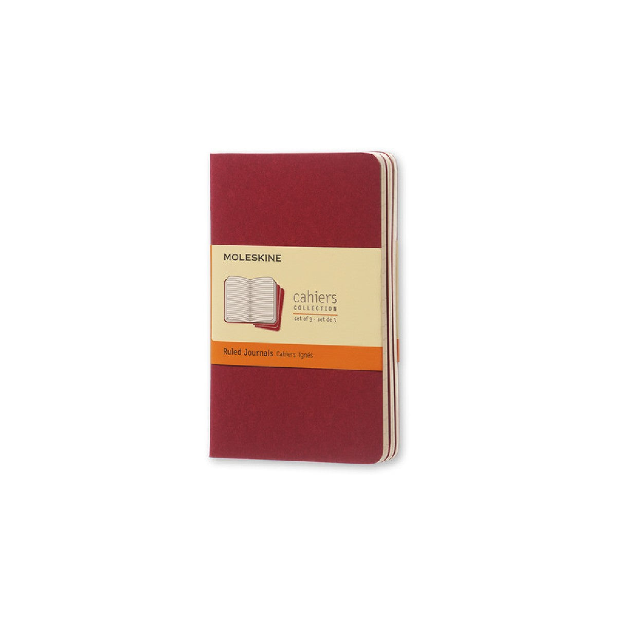 Softcover notebook set | Moleskine Cahier | ruled | pocket