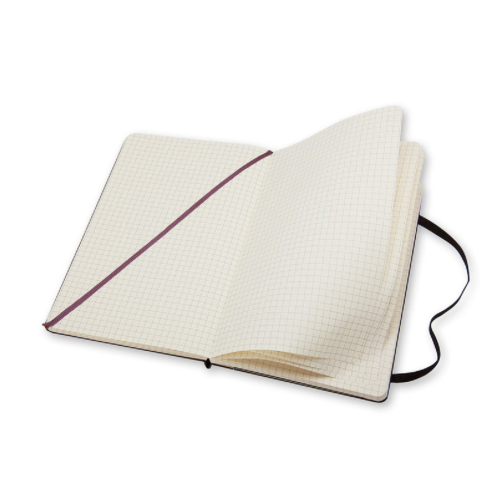 Hardcover notebook | Moleskine | square grid | pocket | black