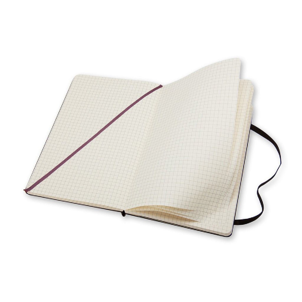 Hardcover notebook | Moleskine | square grid | large | black