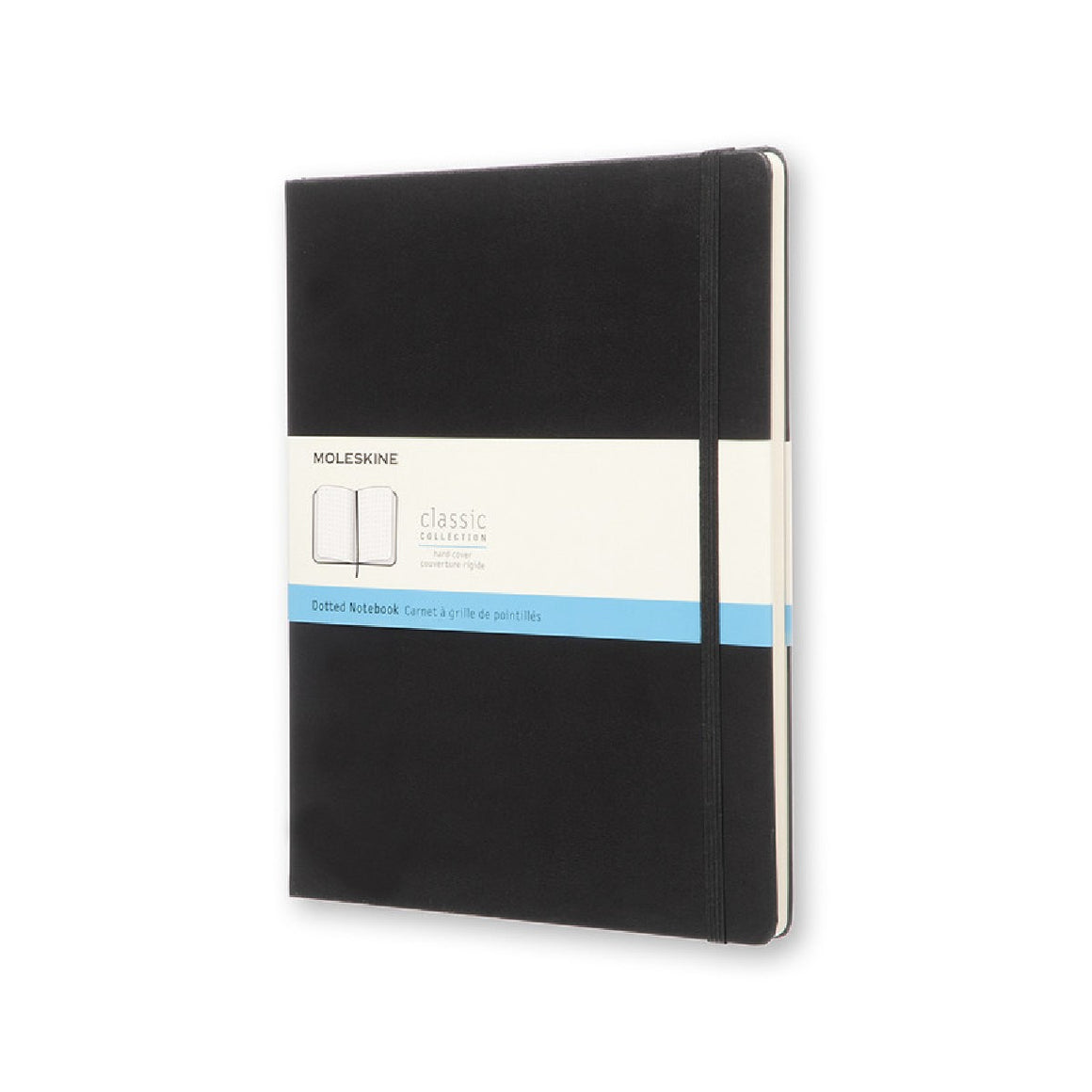 Hardcover notebook | Moleskine | dot grid | extra large | black