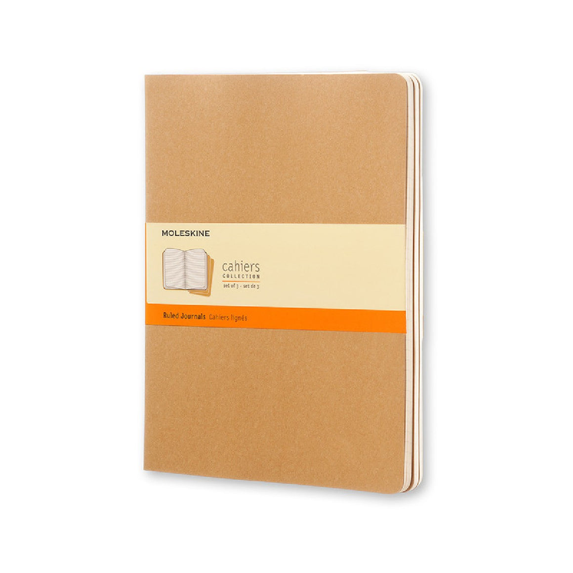 Softcover notebook set | Moleskine Cahier | ruled | extra large