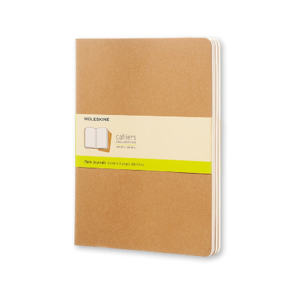 Softcover notebook set | Moleskine Cahier | plain | extra large