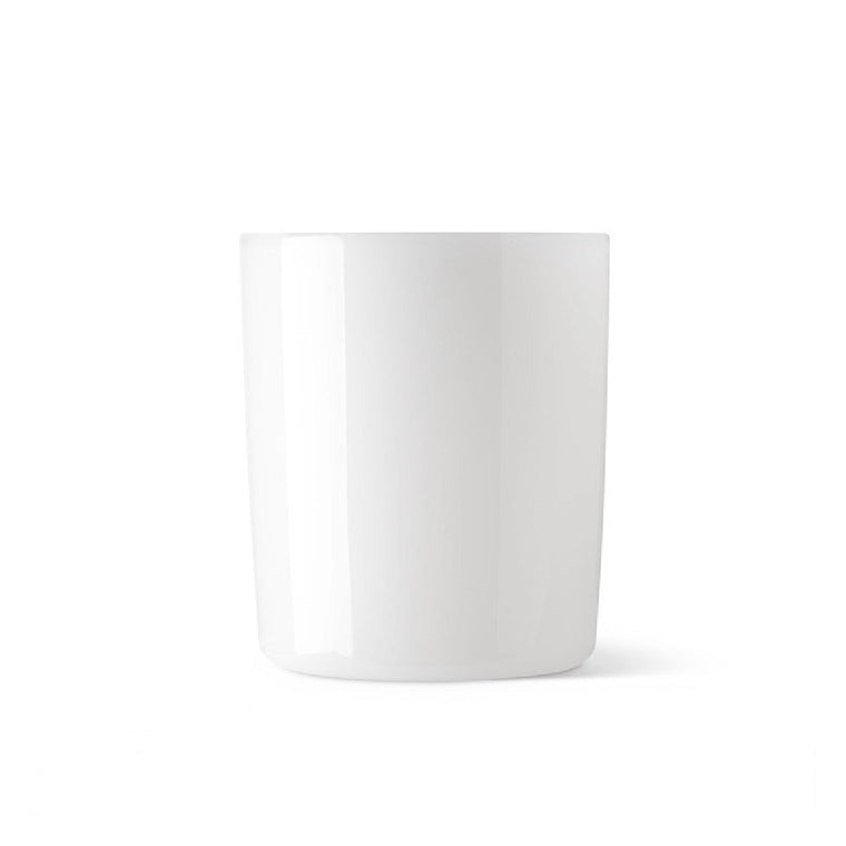 Glass cups | Set of 6 | jade white