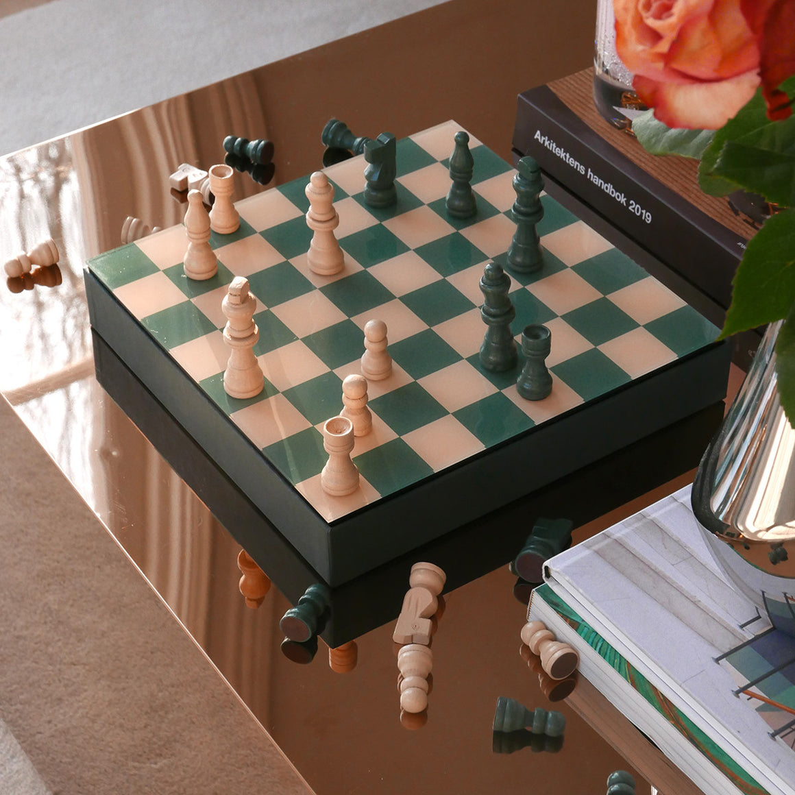 Chess Set | Classic Games | Dark Green