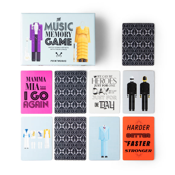 Blue box packaging featuring the graphic illustrations of prince's purple jacket and white guitar as well as Beyonce yellow dress which was featured in the Hold Up music video