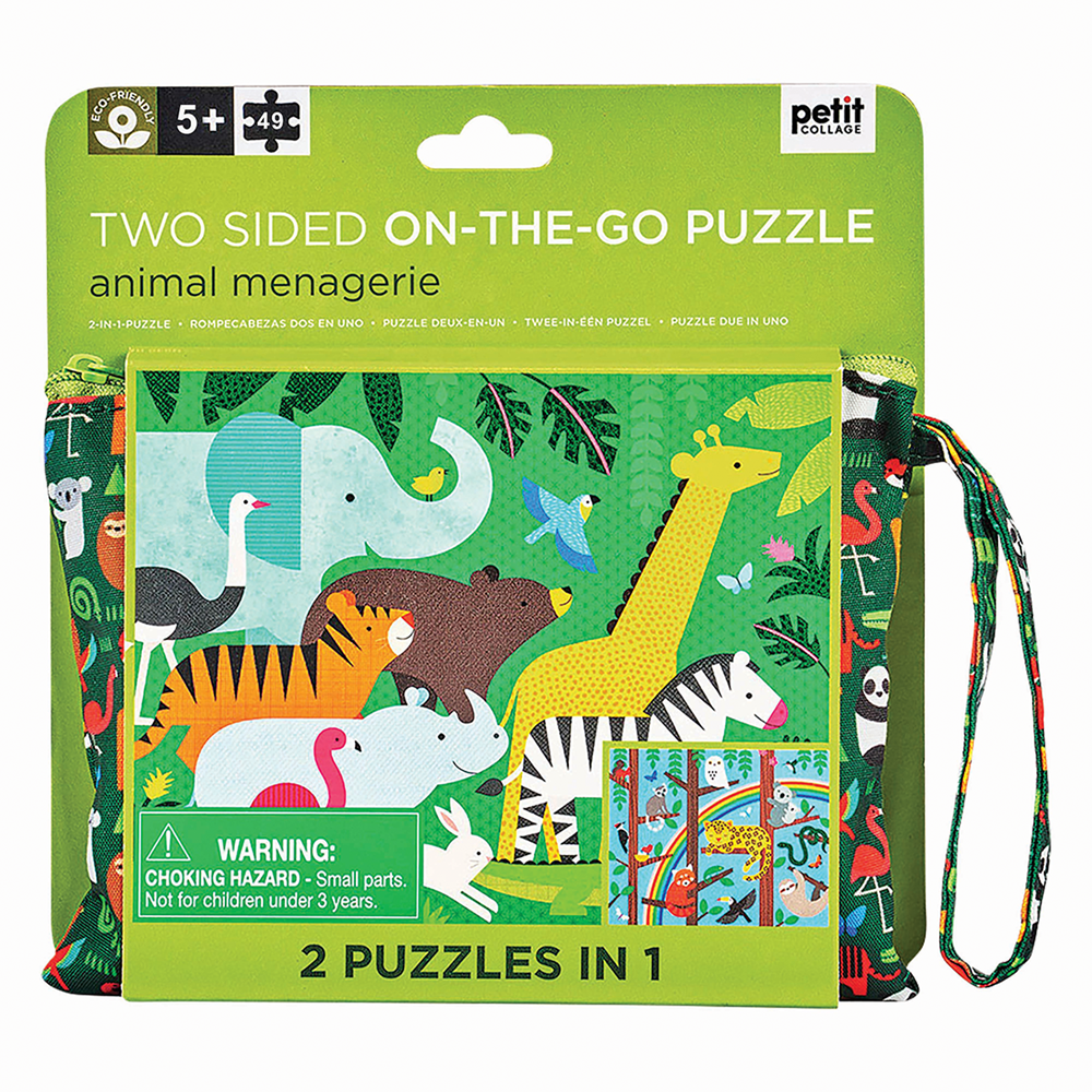 Puzzle | two sided | animal menagerie