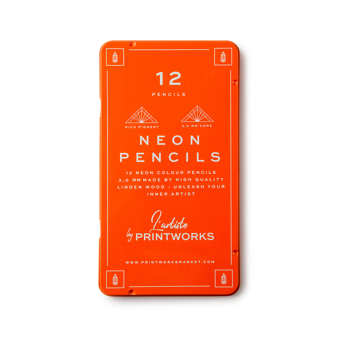 Pencil set | Neon | Set of 12