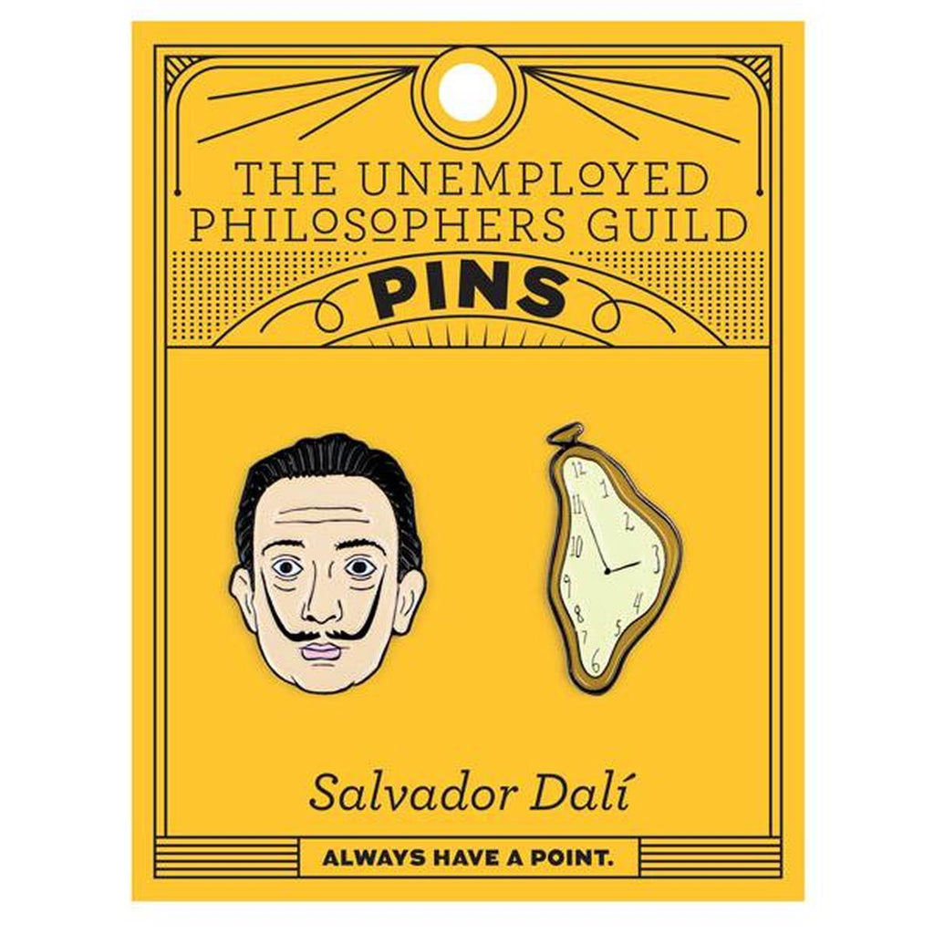 Pin set | Salvador Dali & melting watch
