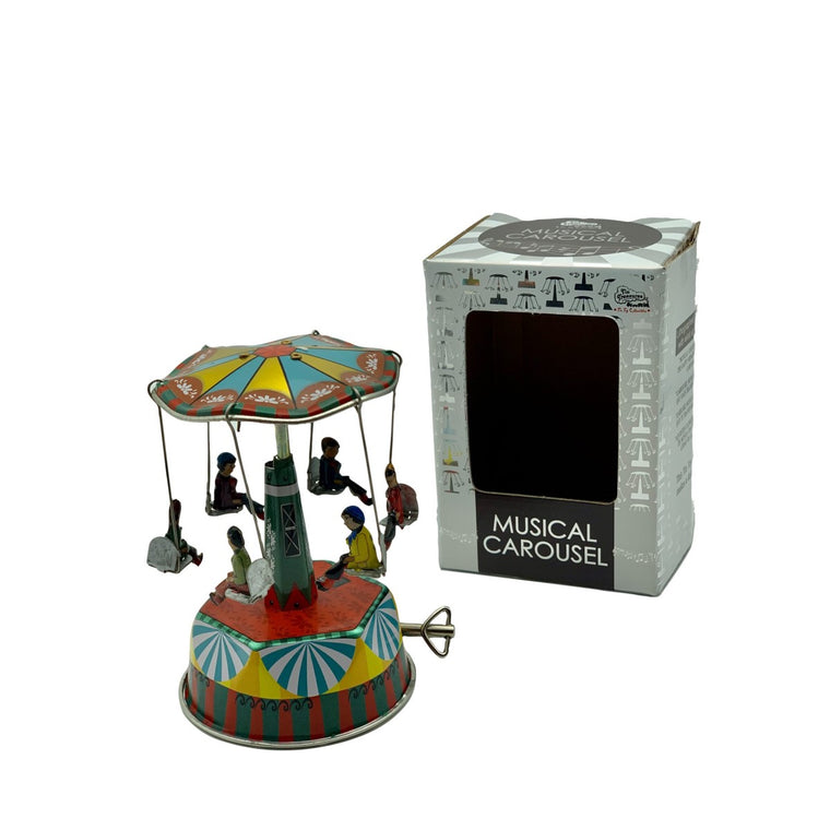 Carousel with music | Wind up tin toy