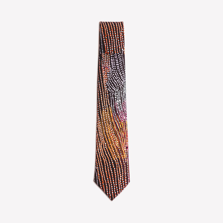 Silk tie | Waran by Minyawe Miller | One of Twelve
