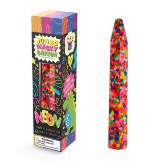 Jumbo whacky crayon | multi-colour neon