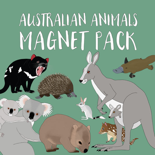 Magnet pack | Australian animals | set of 8