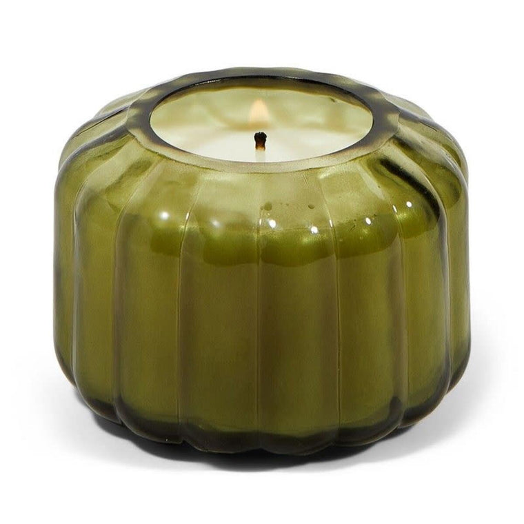 Candle | Paddywax ribbed glass | Secret garden