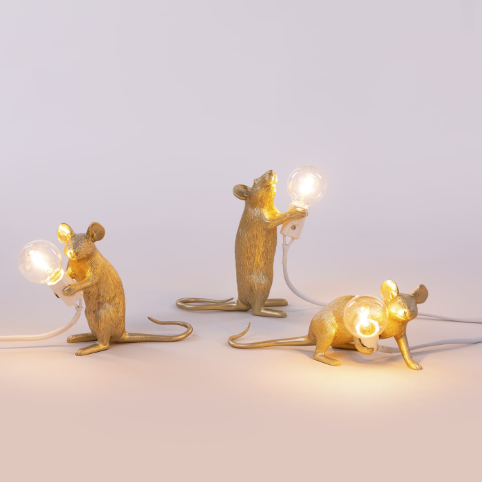 Lamp | Mouse | Gold