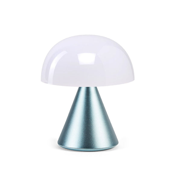 White dome light with a conical gun mental base.