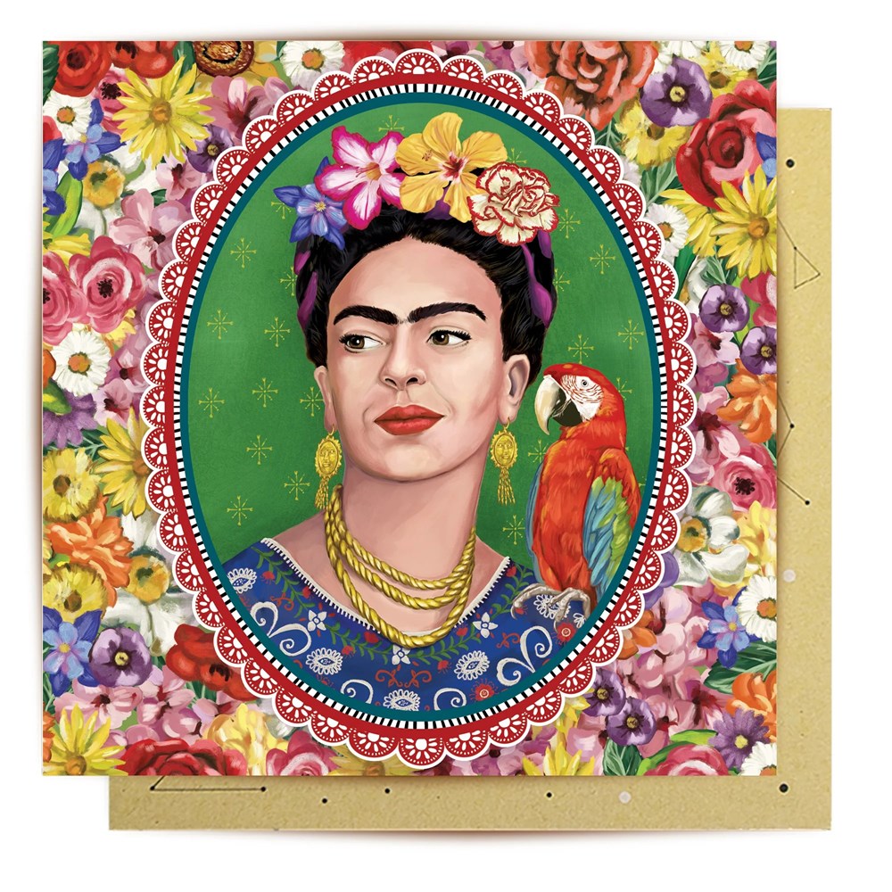 Greeting card | tribute artists | Frida & flowers | all occasions